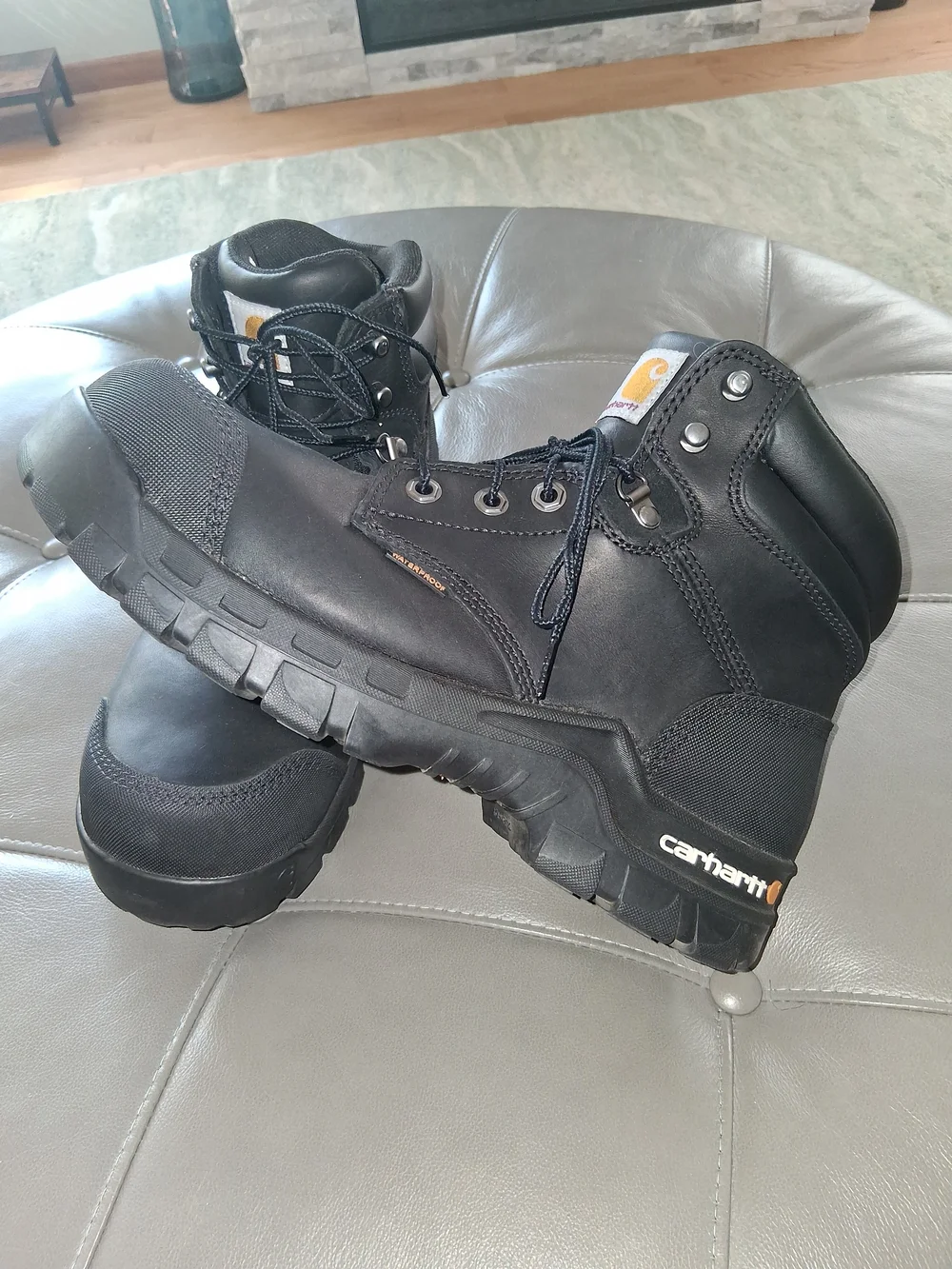 Carhartt Men's Black Rugged Work Boots